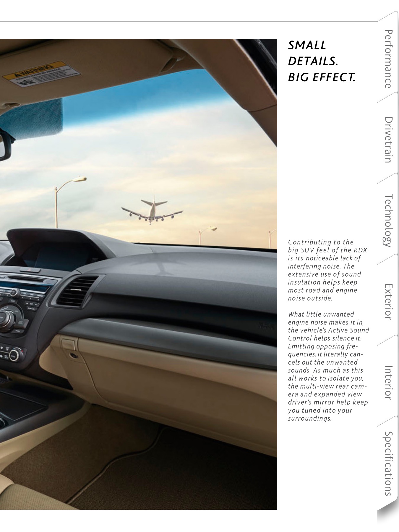 2013 Acura RDX Brochure Page 20